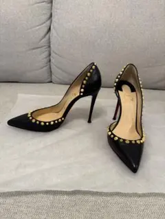 Christian Louboutin スタッズ パンプス ブラック36ハーフのサムネイル