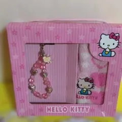 HELLO KITTY ストラップとタオルセット