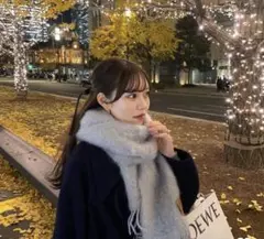 < LOEWE > ロエベ・スカーフ(ウール＆モヘア）新品未使用