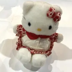 ハローキティ クリスマス サンタ マスコットキーホルダー ぬいぐるみ