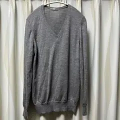 UNIQLO エクストラファインメリノVネックセーター XL