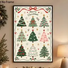 포스터 인테리어 Xmas 트리 3040 아트 포스터 월 아트