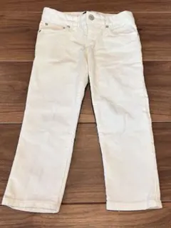 ラルフローレン　ホワイト コーデュロイパンツ　3