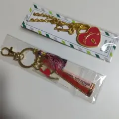 L'OCCITANE ポーチアクセサリー ハートキーホルダー２点セット