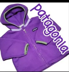 patagonia フリースアウター 12M 紫
