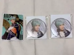 刀ミュ 目出度歌誉花舞 十周年祝賀祭 クリアカード 缶バッジ 一期