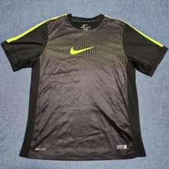 即購入歓迎！Nike Dri-FIT サッカーシャツ 黒/黄緑