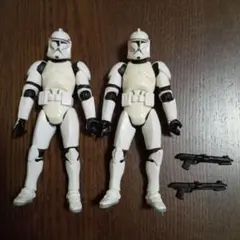 スターウォーズ　ベーシックフィギュア　クローン・トルーパー２体セット