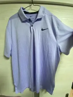ナイキゴルフ DRI-FIT 薄紫色ポロシャツ XL