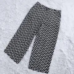 Weekend Max Mara シルク100% ワイドパンツ 総柄 モノトーンのサムネイル
