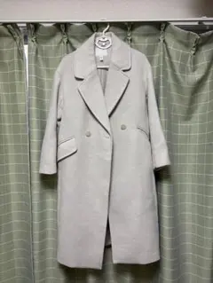 H&M ダブルブレスト ロングコート M