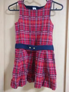 PETIT BATEAU プチバトー ジャンパースカート ワンピース 116cm