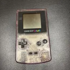ゲームボーイカラー クリアパープル 本体　ジャンク