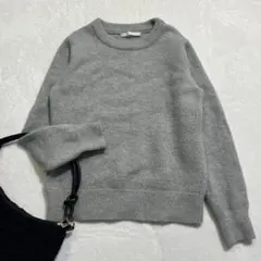 アーバンリサーチドアーズ/ニット/ウールモヘヤ混/クルーネック/グレー/フリー