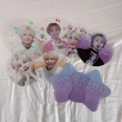 seventeen セブチ svt ジョンハン 透明 うちわ