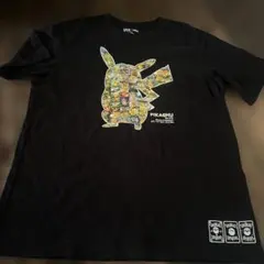 ポケモン ピカチュウ UT Tシャツ ブラック L