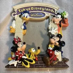 東京ディズニーランド 開園初期 陶器製 フォトスタンド 写真立て