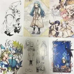 とんがり帽子のアトリエ 特典 イラストカード 6枚セット とんがり帽子のアトリエ 特典 イラストカード 6枚セット - メルカリ