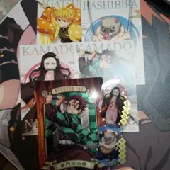 鬼滅の刃 ポストカード、クリアファイル、ステッカーセット