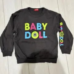 BABYDOLL トレーナー グレー 120cm