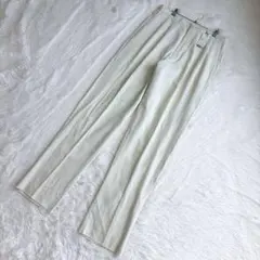タグ付✨未使用✨ジョルジュレッシュオム（90）スラックス パンツ 白 イトキンのサムネイル