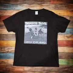 【名盤】ビースティーボーイズ Tシャツ L 黒 チェックユアヘッド バンT