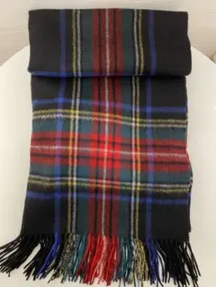 美品！TWEEDMILLの大判チェック柄ウールストール兼マフラー☆