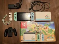 Nintendo Switch あつ森セット　※SD付・ジョイコン不具合有