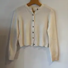 H&M クルーネック カーディガン ホワイト XSのサムネイル