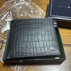 TOMMY HILFIGER 二つ折り財布 クロコ型押しのサムネイル