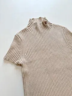 ポロラルフローレン 半袖ニットトップス ロゴ付き