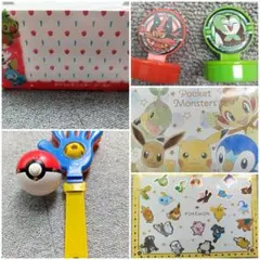 ポケモン グッズ まとめ売り 缶ケース スタンプ おもちゃ