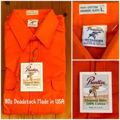 【デッドストック】80年代PrentissプレンティスビンテージネルシャツUSA
