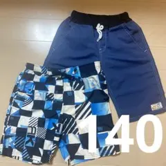 【男児140】breeze ブリーズ　 ラスケー　水着　2点まとめ売り