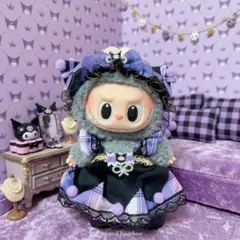 POPMART ラブブ　サンリオ　ぬい服　ドレス　No.232 クロミ　Cタイプ