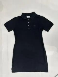 LACOSTE ラコステ ポロワンピース ブラック 38