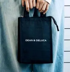 新品ディーン＆デルーカ 保冷バッグ ブラック黒　エコバッグ ランチトートバッグS