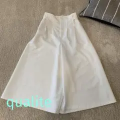 ホワイトスカーチョ　ガウチョパンツ34