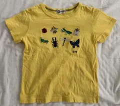KP Boy 昆虫刺繍 イエロー Tシャツ　110のサムネイル