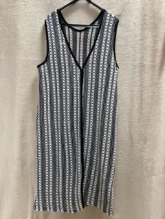 ロング ジレ　ニット素材のサムネイル