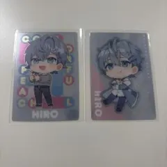 カラフルピーチ　ひろ　ウエハース　カード２枚セット