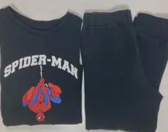 スパイダーマン パジャマセット 黒　120