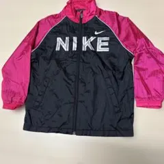 NIKE フルジッパージャケット XS ピンク/ブラック