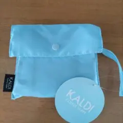 KALDI エコバッグ ライトブルー