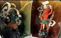 雷神と風神 フィギュアセット風雷　雷神　２点　縁起物　神様　ミニオブジェ 置物のサムネイル