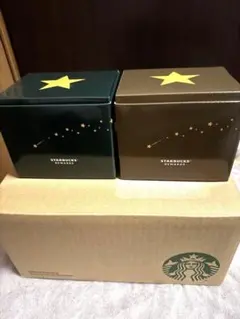 STARBUCKS　REWARDS限定 スターマグ　グリーン&ブラウン2色セット