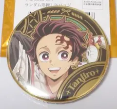 【匿名配送】【新品・未使用】 鬼滅 巳年箔押し缶バッジ 炭治郎