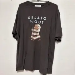 GELATO PIQUE HOMME COOLレーヨンデザートロゴTシャツ