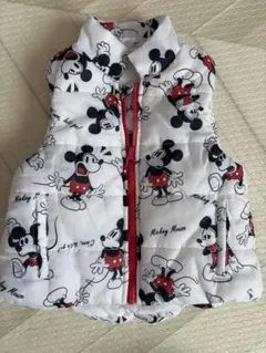 ミッキーマウス ベビーベスト 80 ダウン