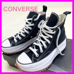 【未使用】 海外 コンバース RUN STAR HIKE HI 黒 24cm